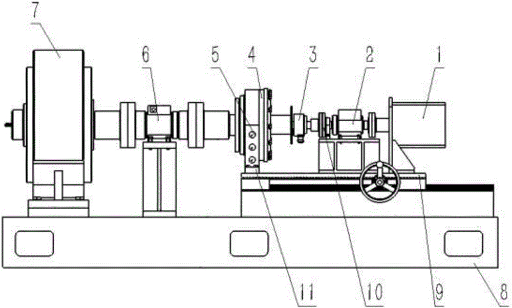 Comprehensive performance resting experiment table for precision speed reduction device