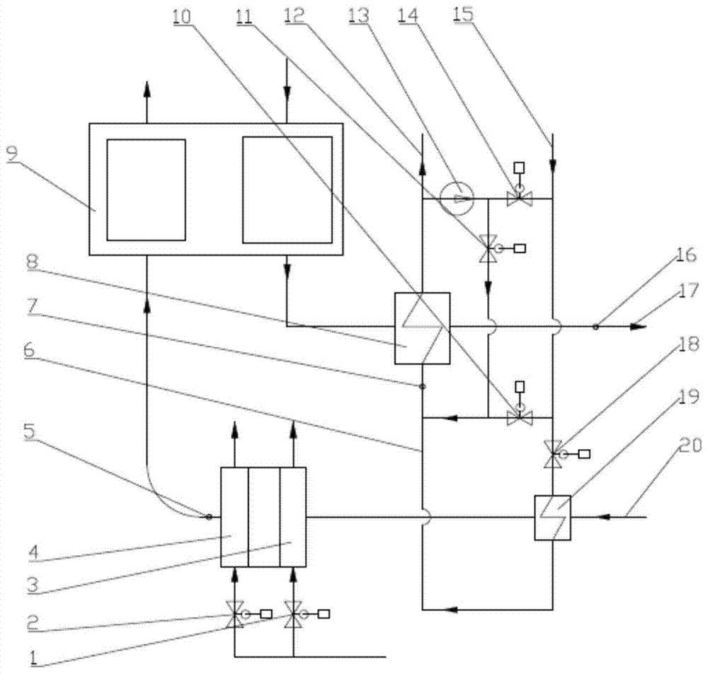 A system and method for air preheating and flue gas waste heat utilization