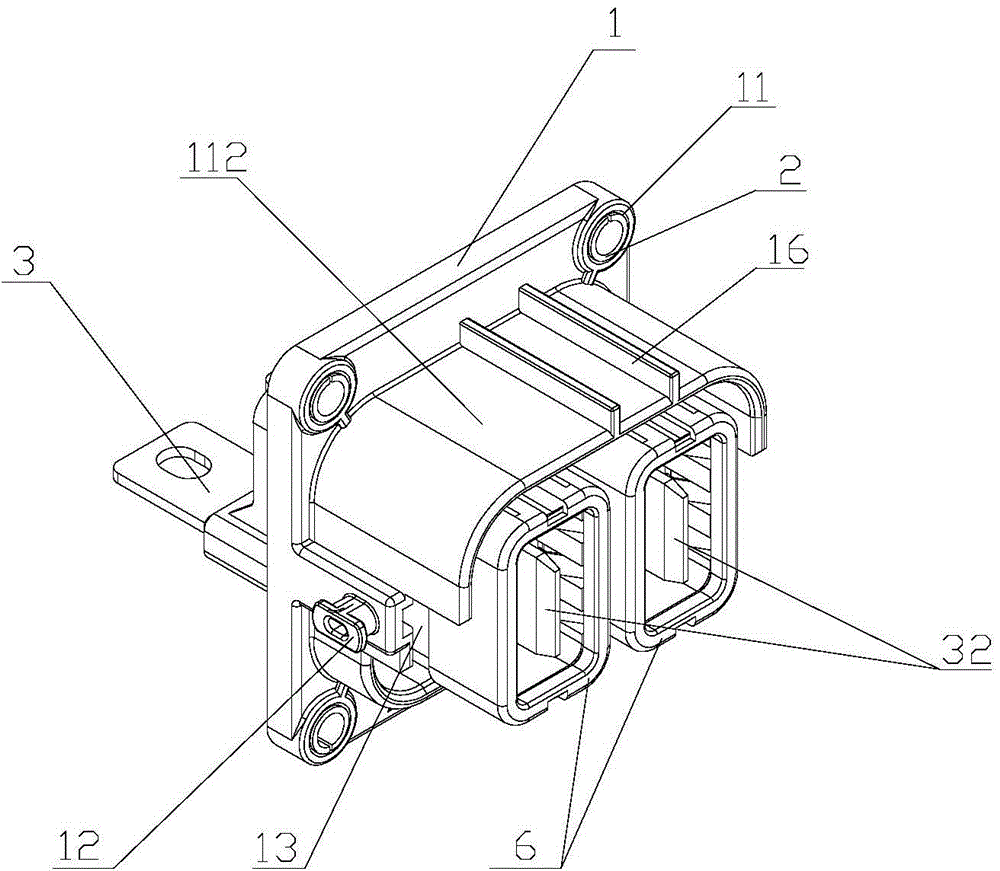 High-voltage shielding electric connector socket