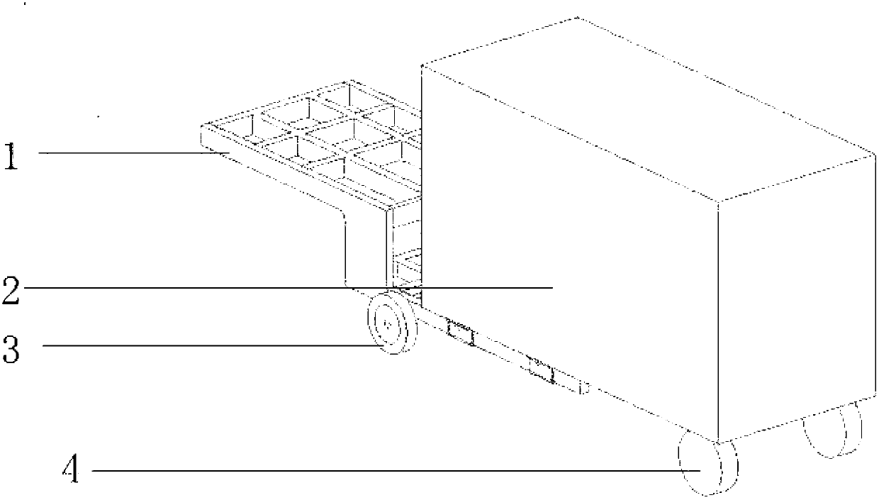 Pull-type mobile modular house