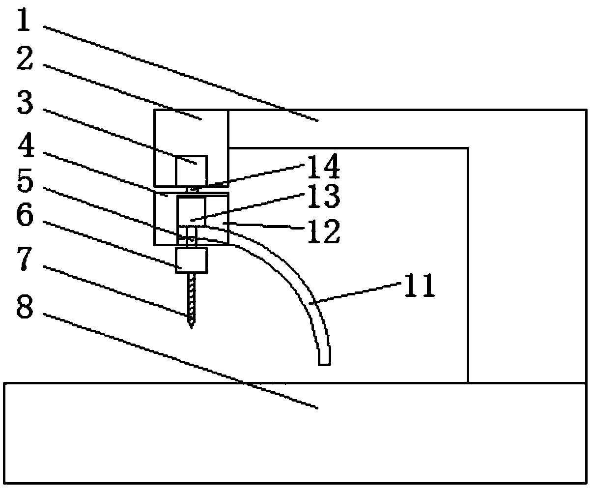 Adjustable drilling machine tool