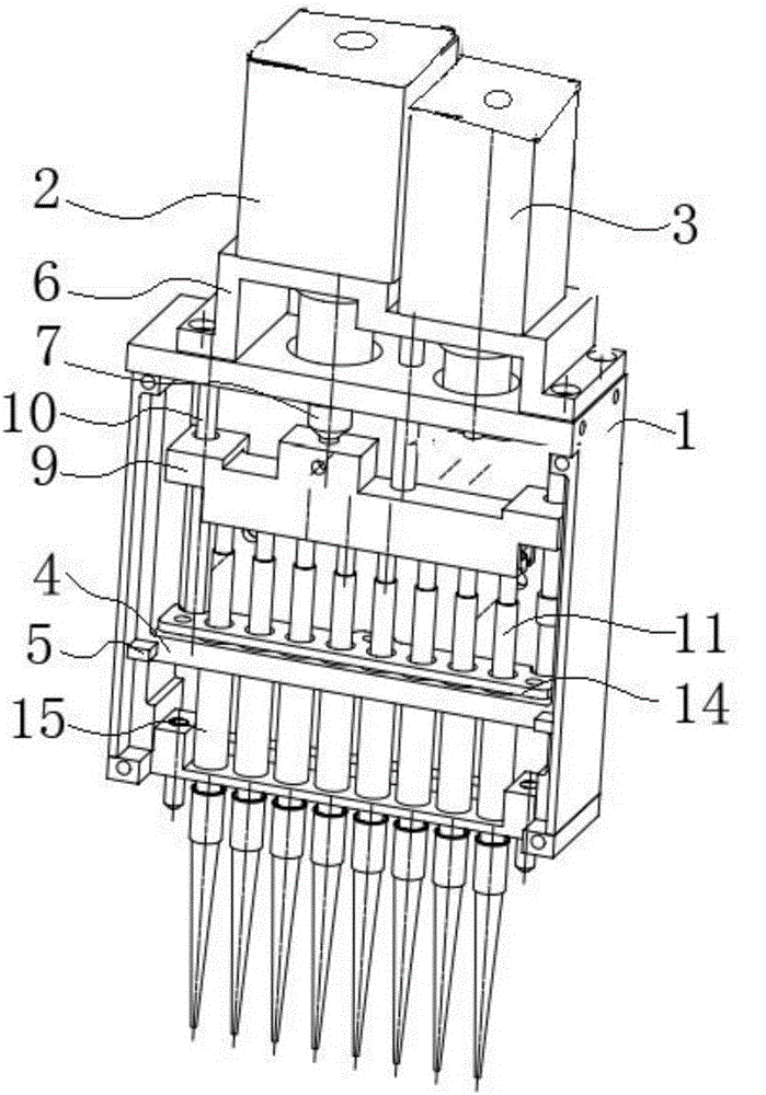 Multi-channel liquid transfer device