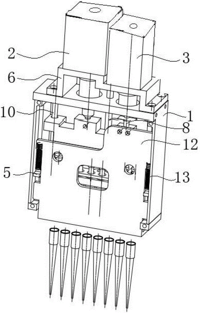 Multi-channel liquid transfer device