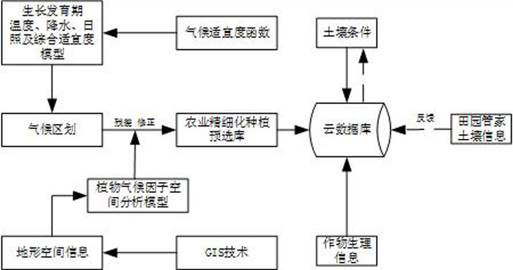 Agricultural refined planting whole-process management system and method