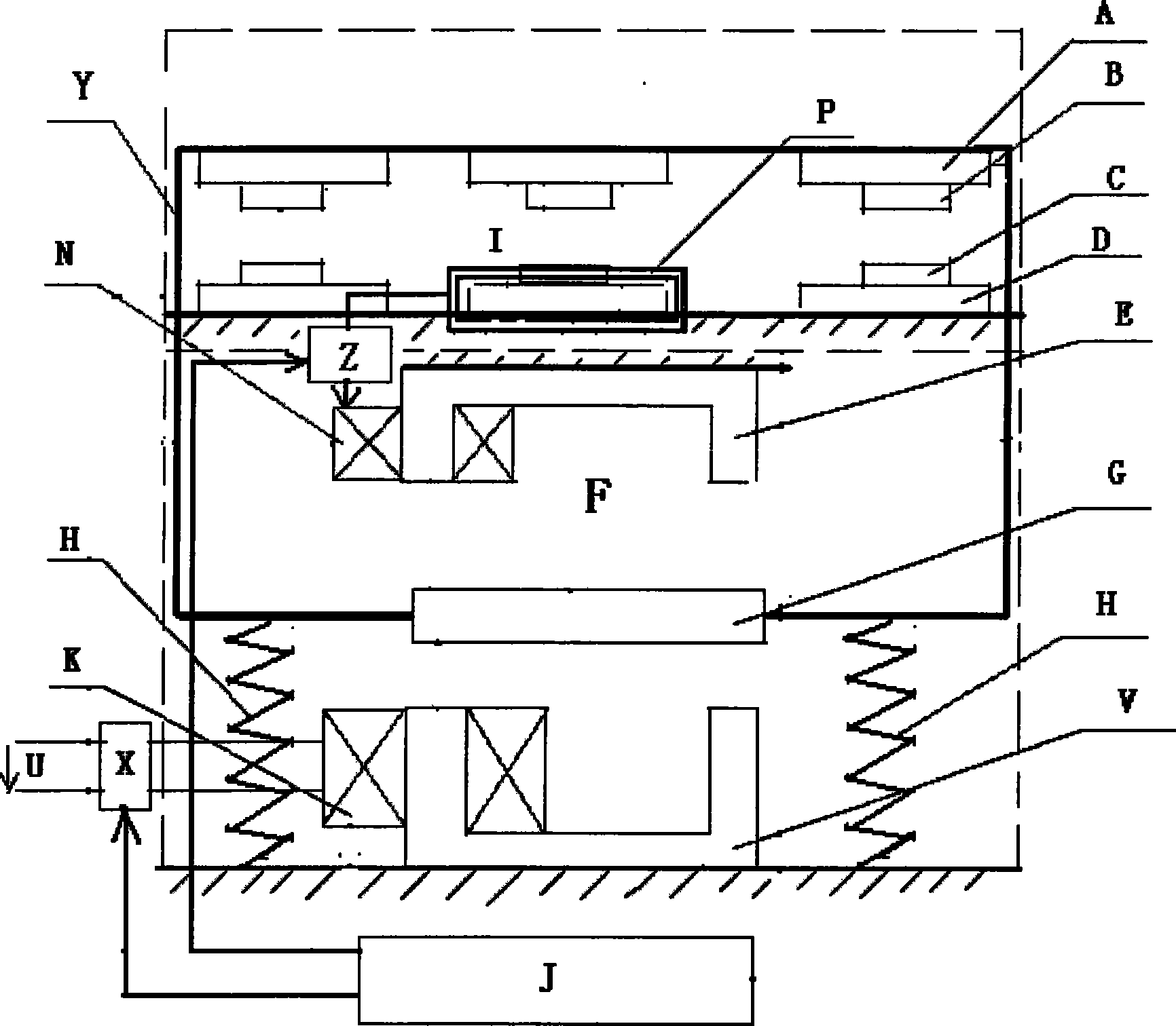 Electric appliance rapid disjunction motion mechanism based on main circuit current excitation