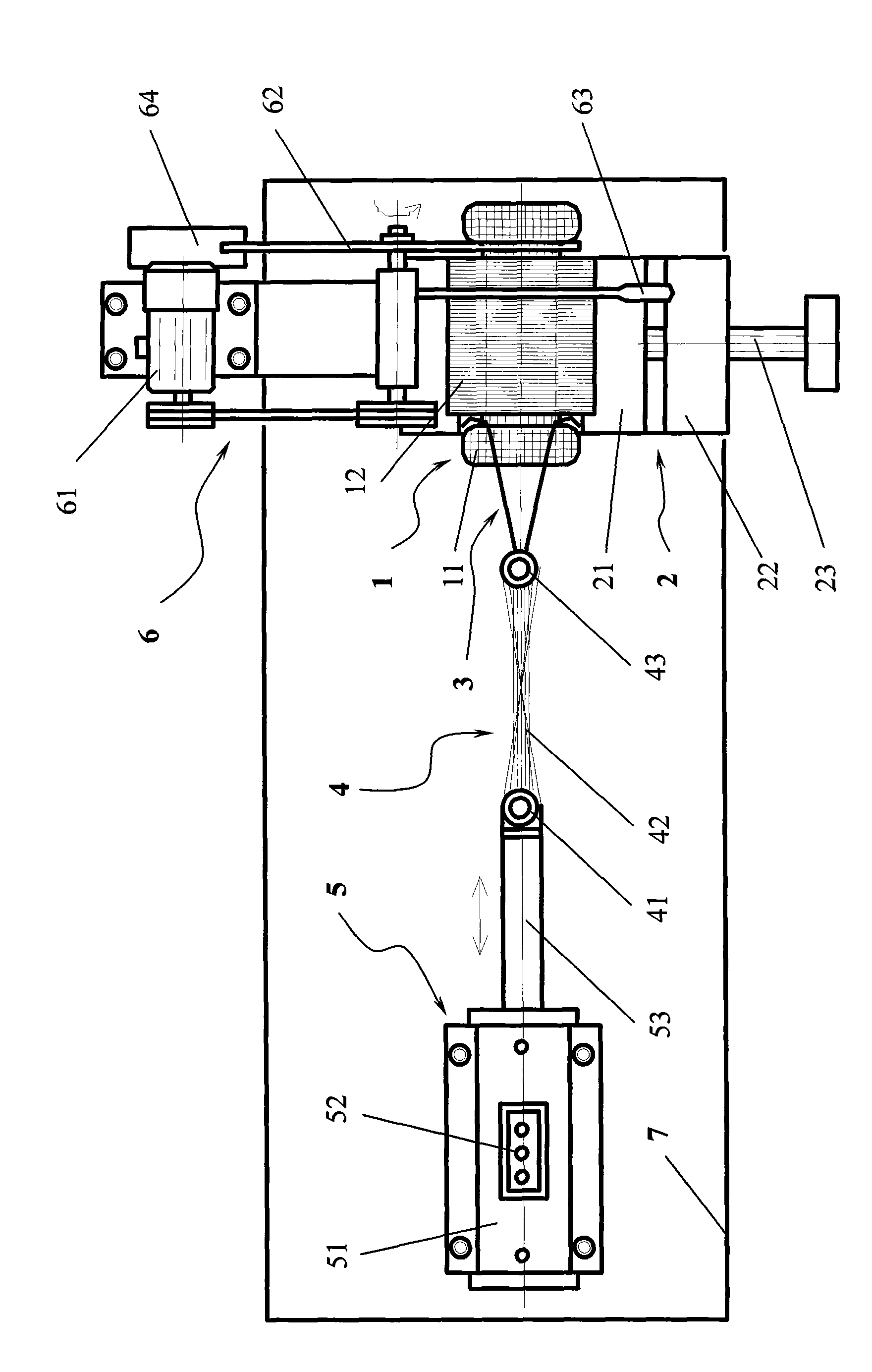 Motor winding enamelled wire, iron core separation device and separation method