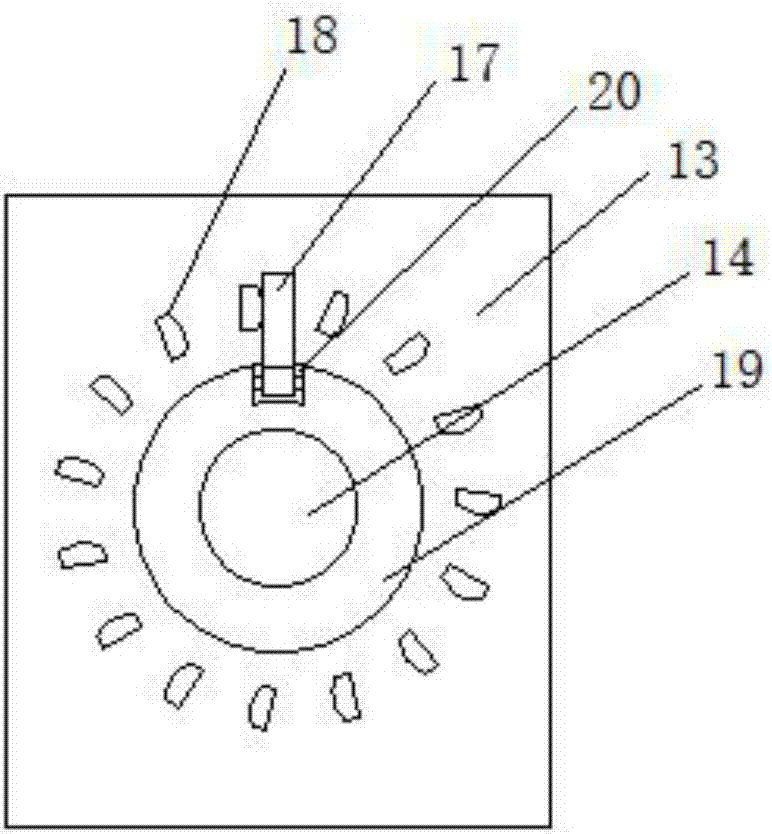 Conveying belt tensioning device used for workshop and having sweeping function