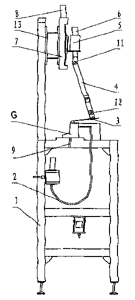 Life testing device for single-handle double-control water nozzle