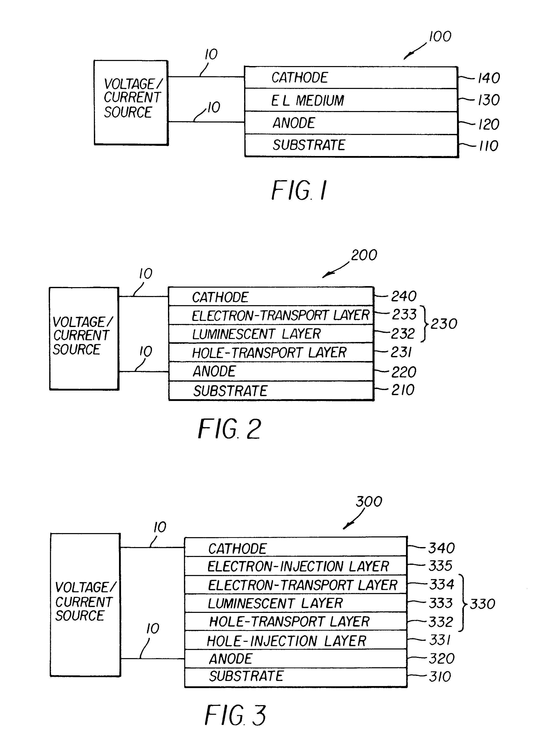 Stable organic light-emitting devices using aminoanthracenes