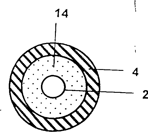 Flexible cold scalpel probe for freezing treatment of body's cavity tumor