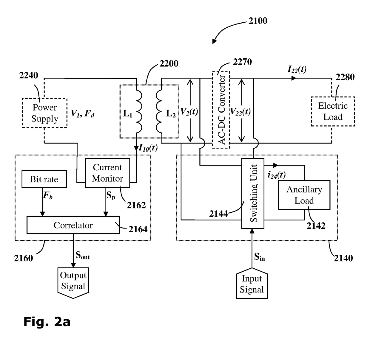 Efficiency monitor for inductive power transmission