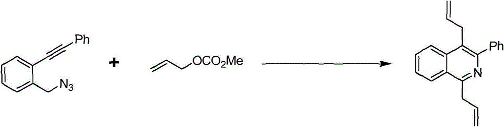 Preparation method of 1,4-diallyl isoquinoline