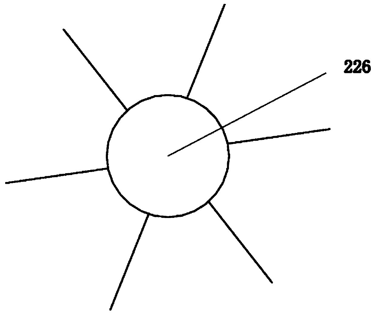 A sewage filter device for food processing