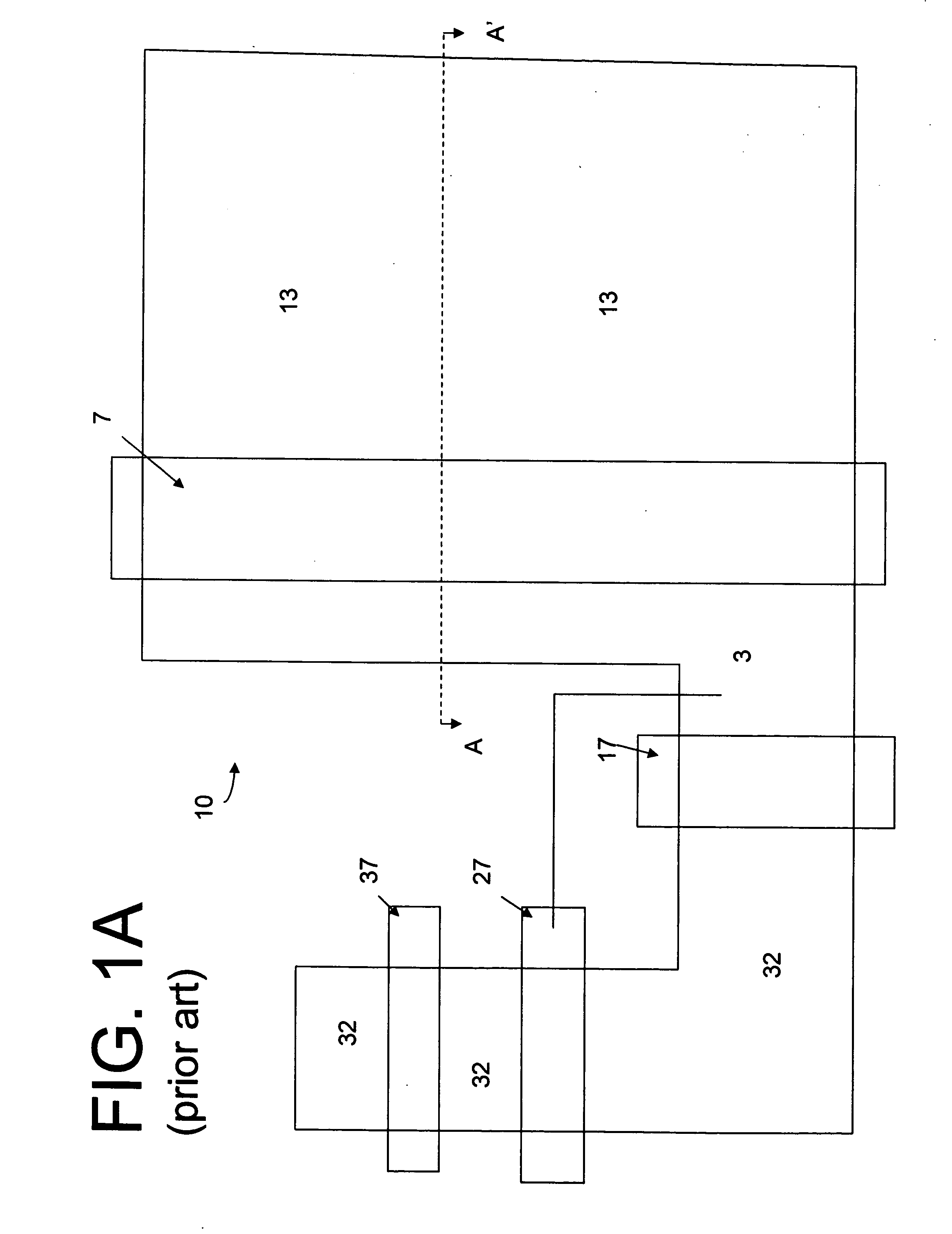 Active photosensitive structure with buried depletion layer