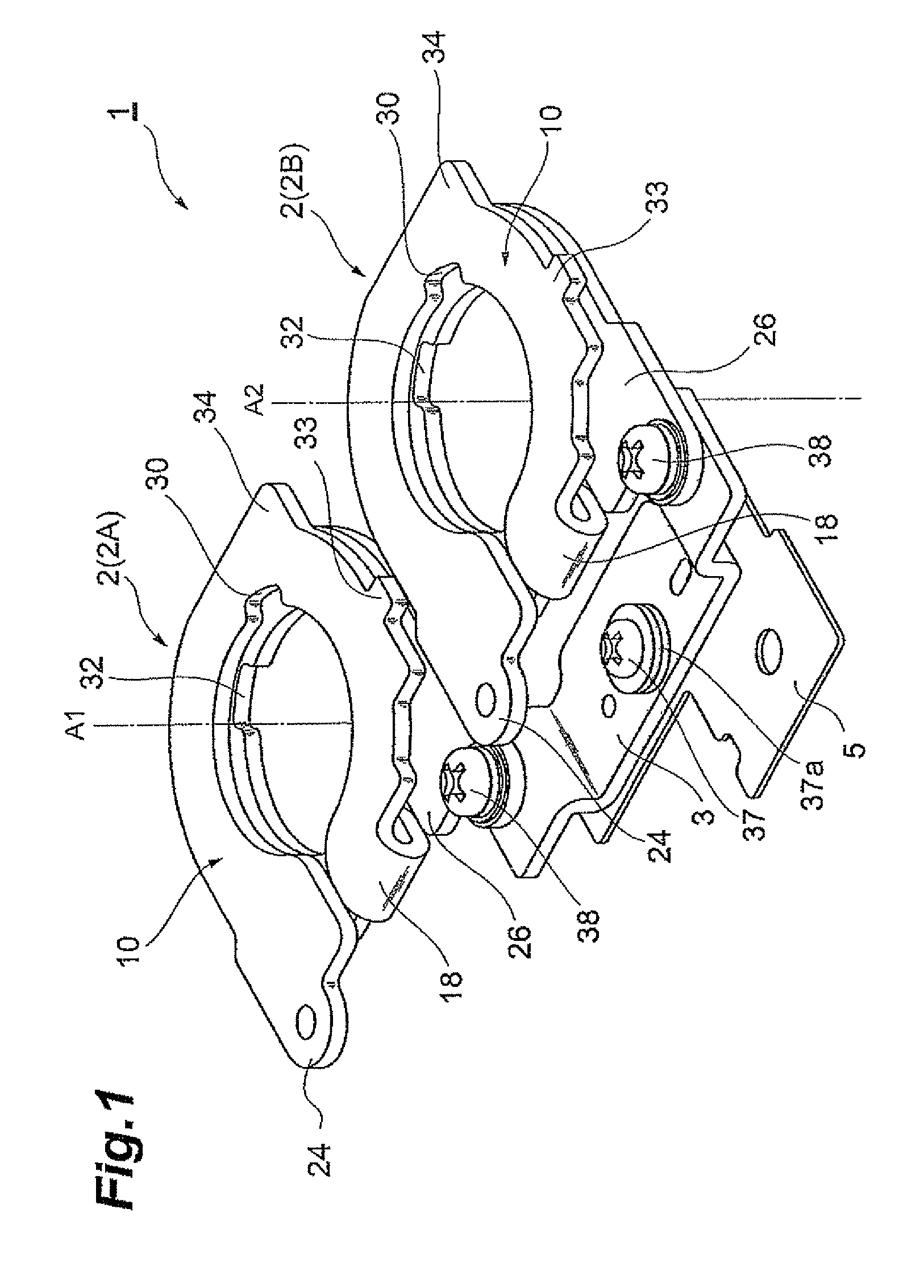 Coil component, transformer and switching power supply unit