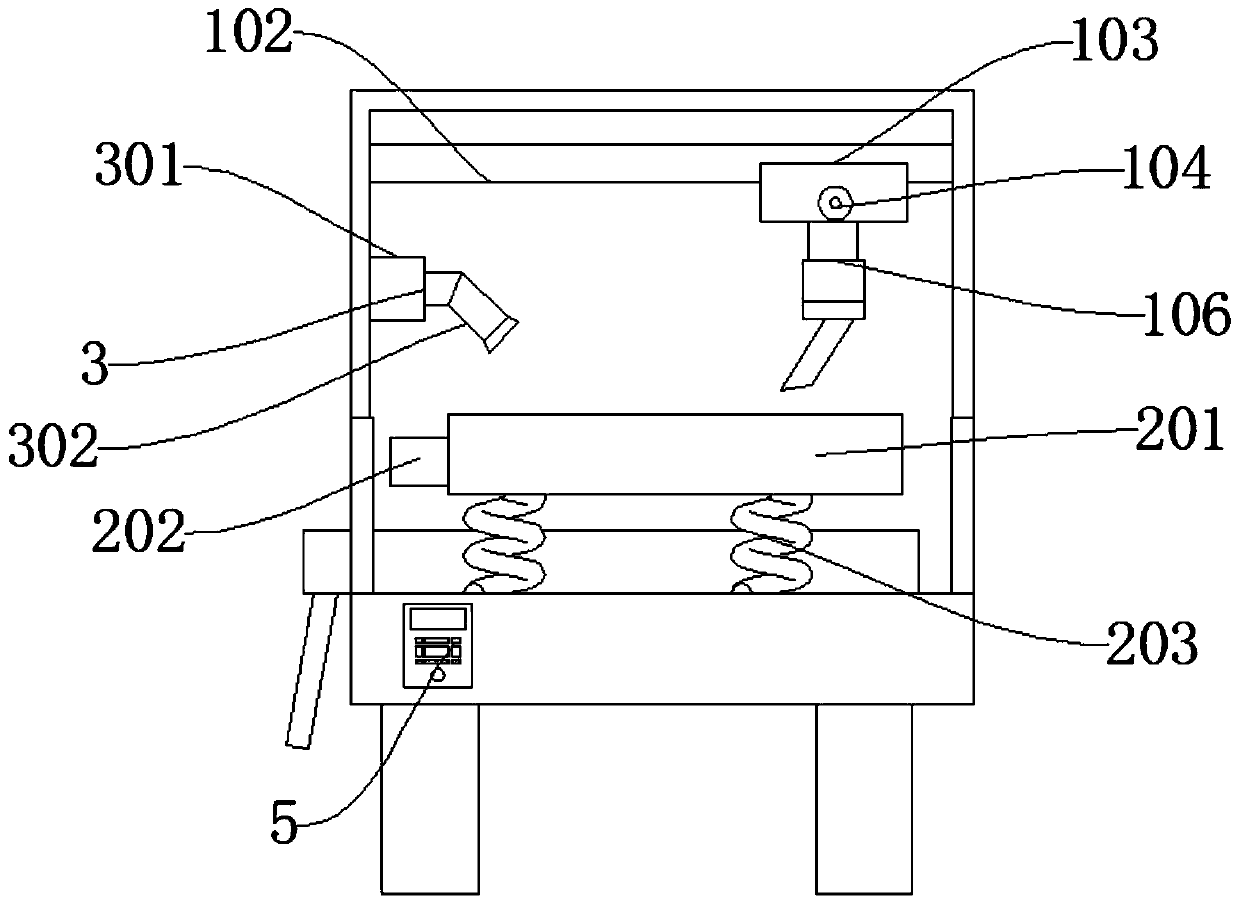 Draining device for preparing pickled Chinese cabbages