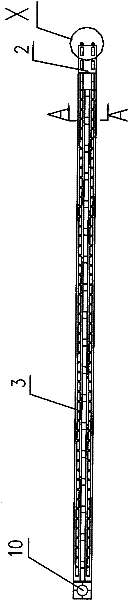 Vertical rotating floating pier anti-collision device