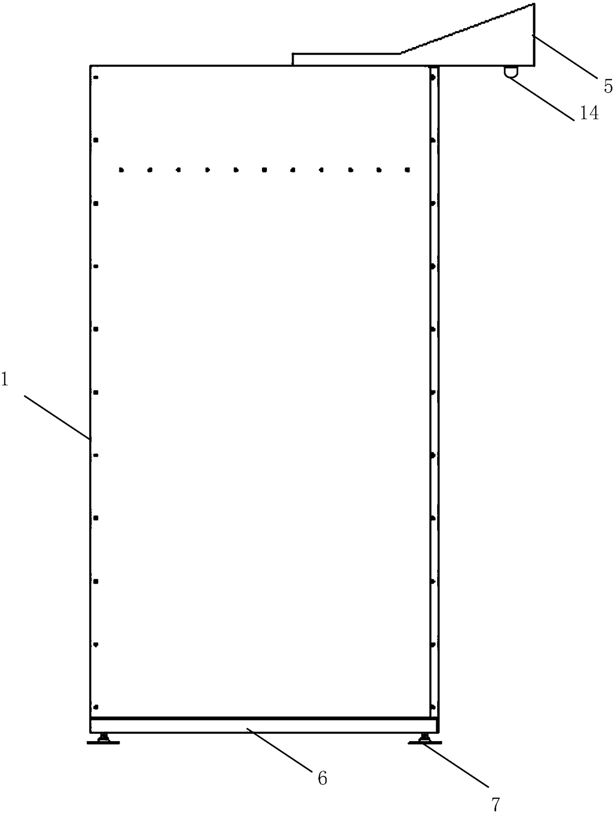 Public storage cabinet and manufacturing method thereof