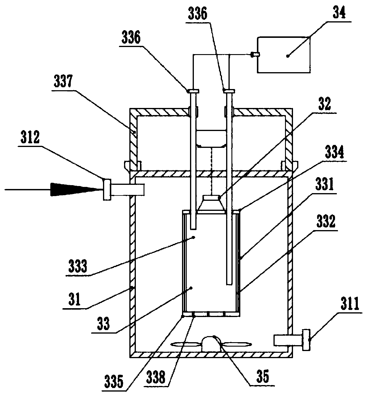 Integrated sewage treatment equipment