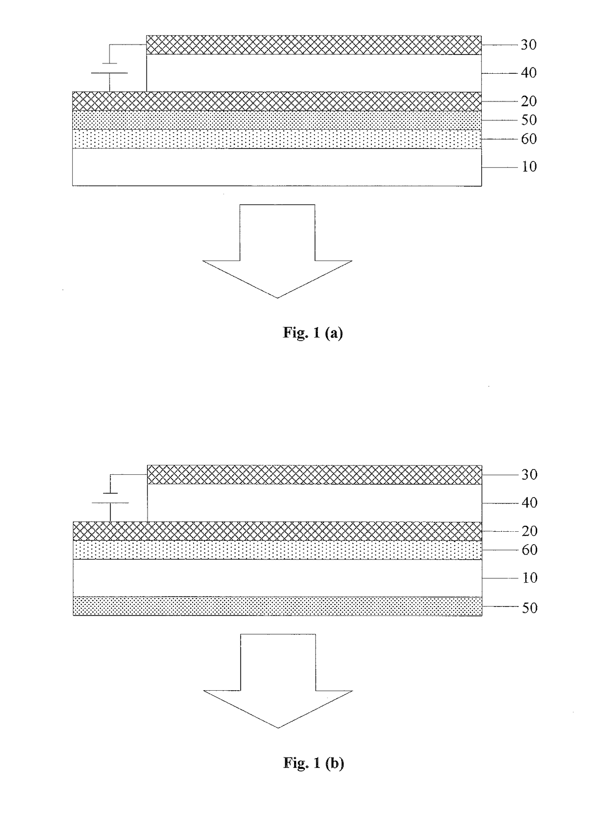 OLED display panel and production process thereof