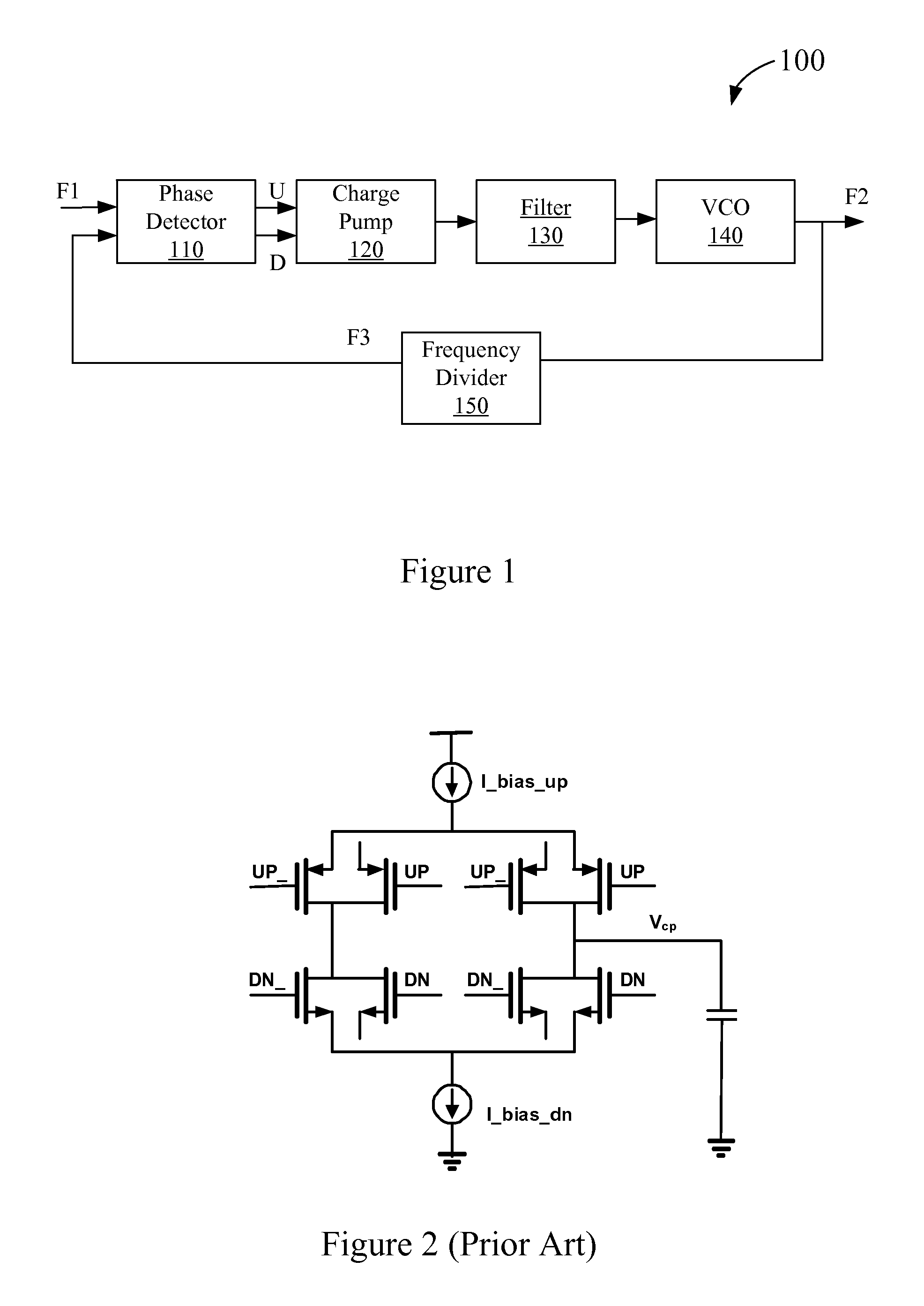 Charge pump with suppressed feedthrough effect