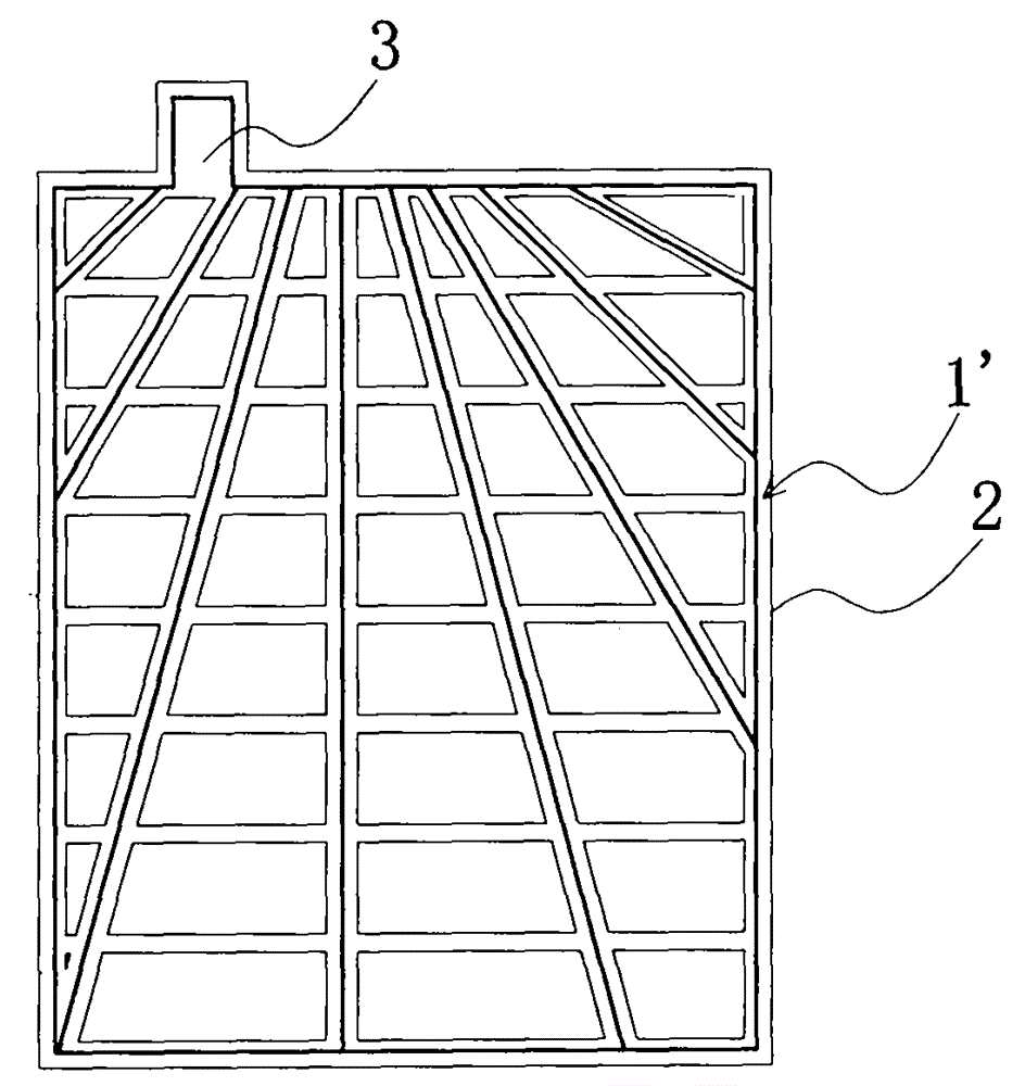 Production process of plate grid