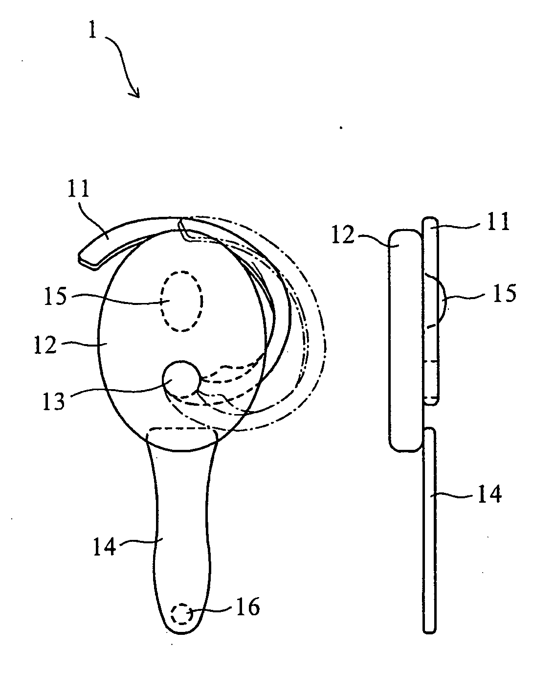 Wireless earphone enabling a ringing signal and method for controlling the ringing signal