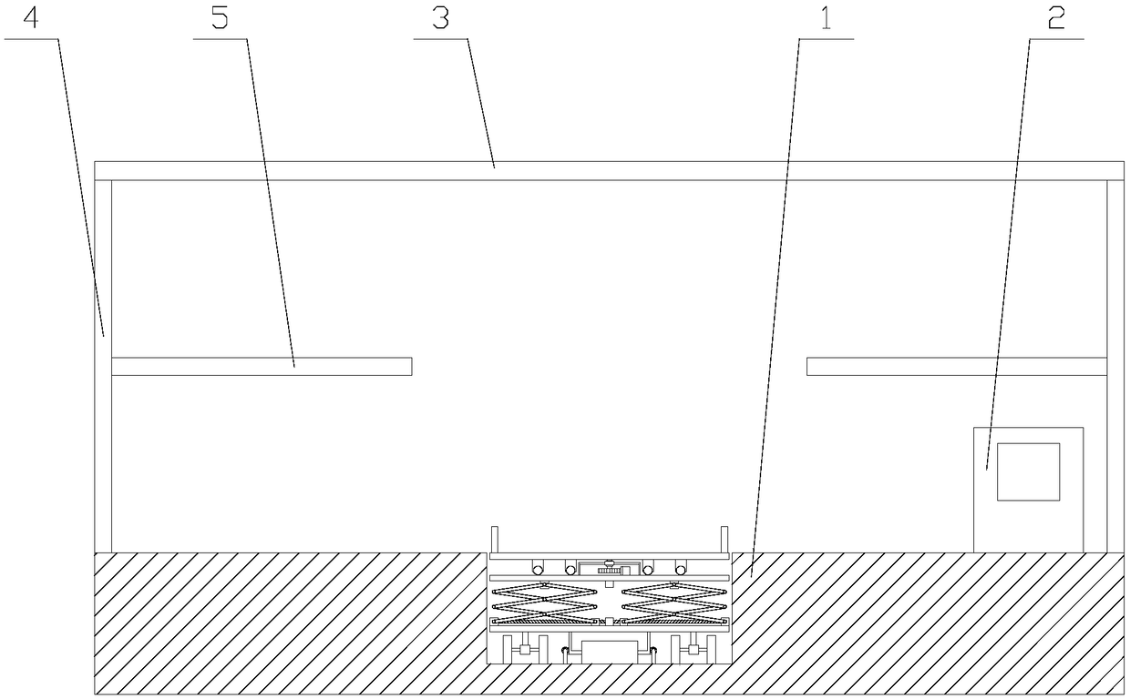 Double-layer stereoscopic parking device convenient to use