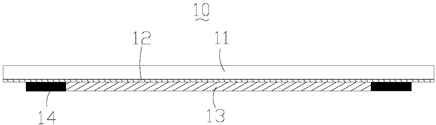 Hot wall glass coated with inorganic resistance thick film and manufacturing method thereof and heating module