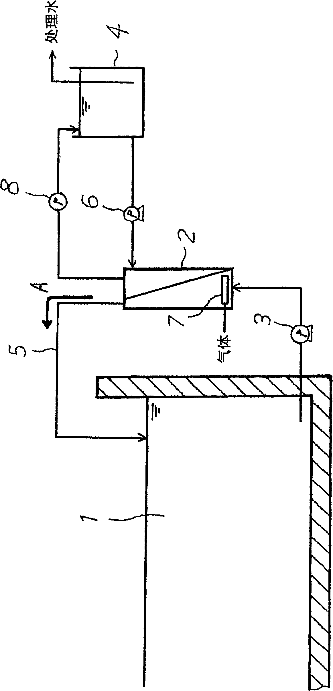 Method for cleaning separation membrane