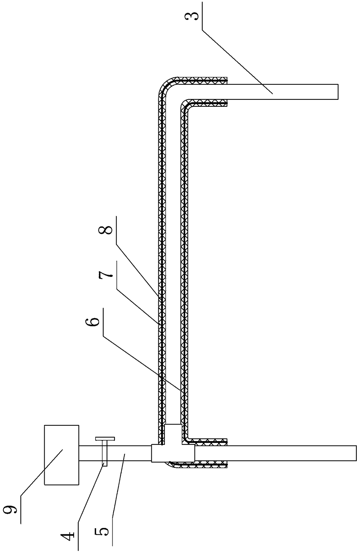 Method for preventing melt from reflowing for magnesium alloy casting liquid transfer and liquid transfer device