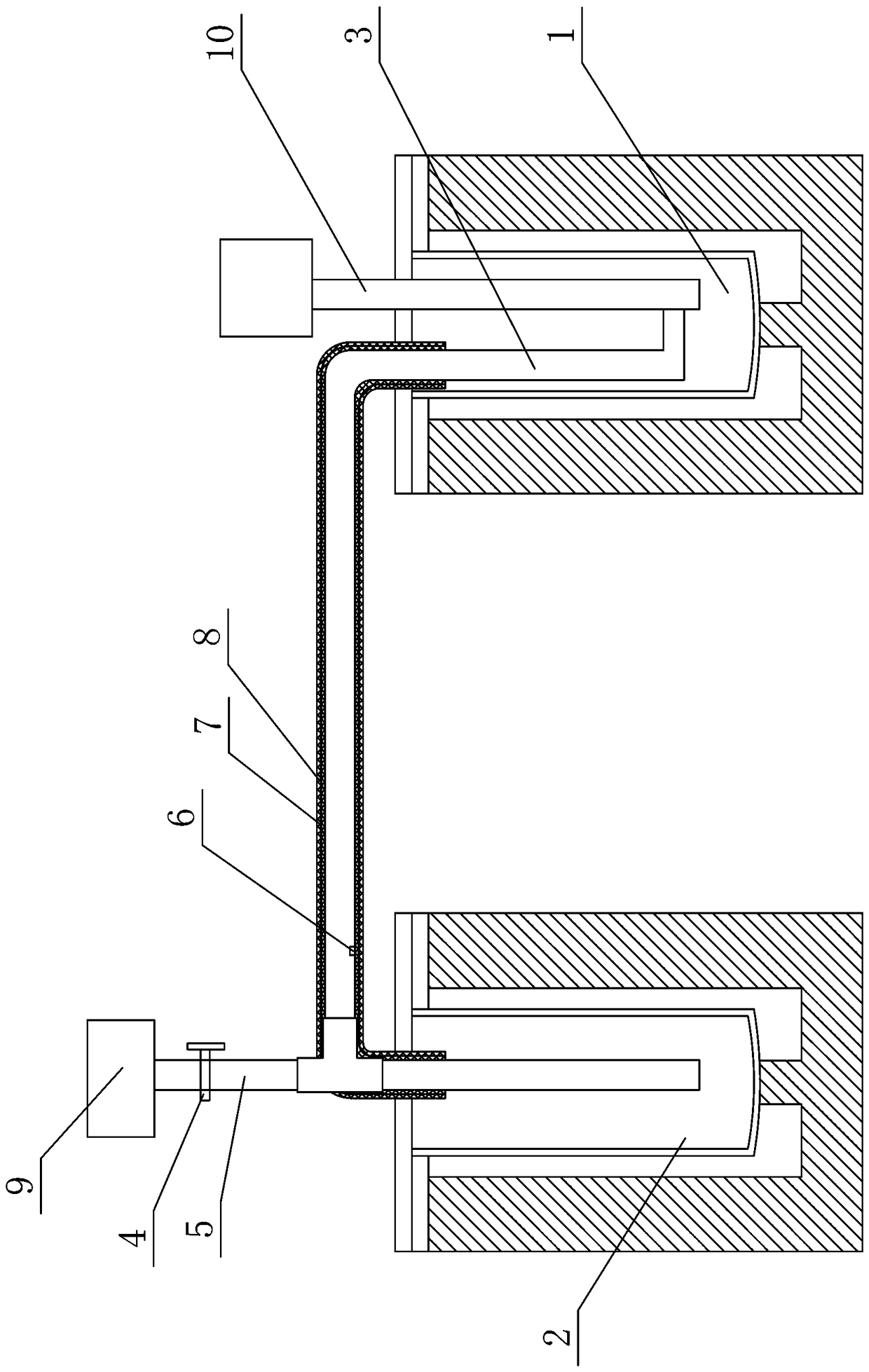 Method for preventing melt from reflowing for magnesium alloy casting liquid transfer and liquid transfer device