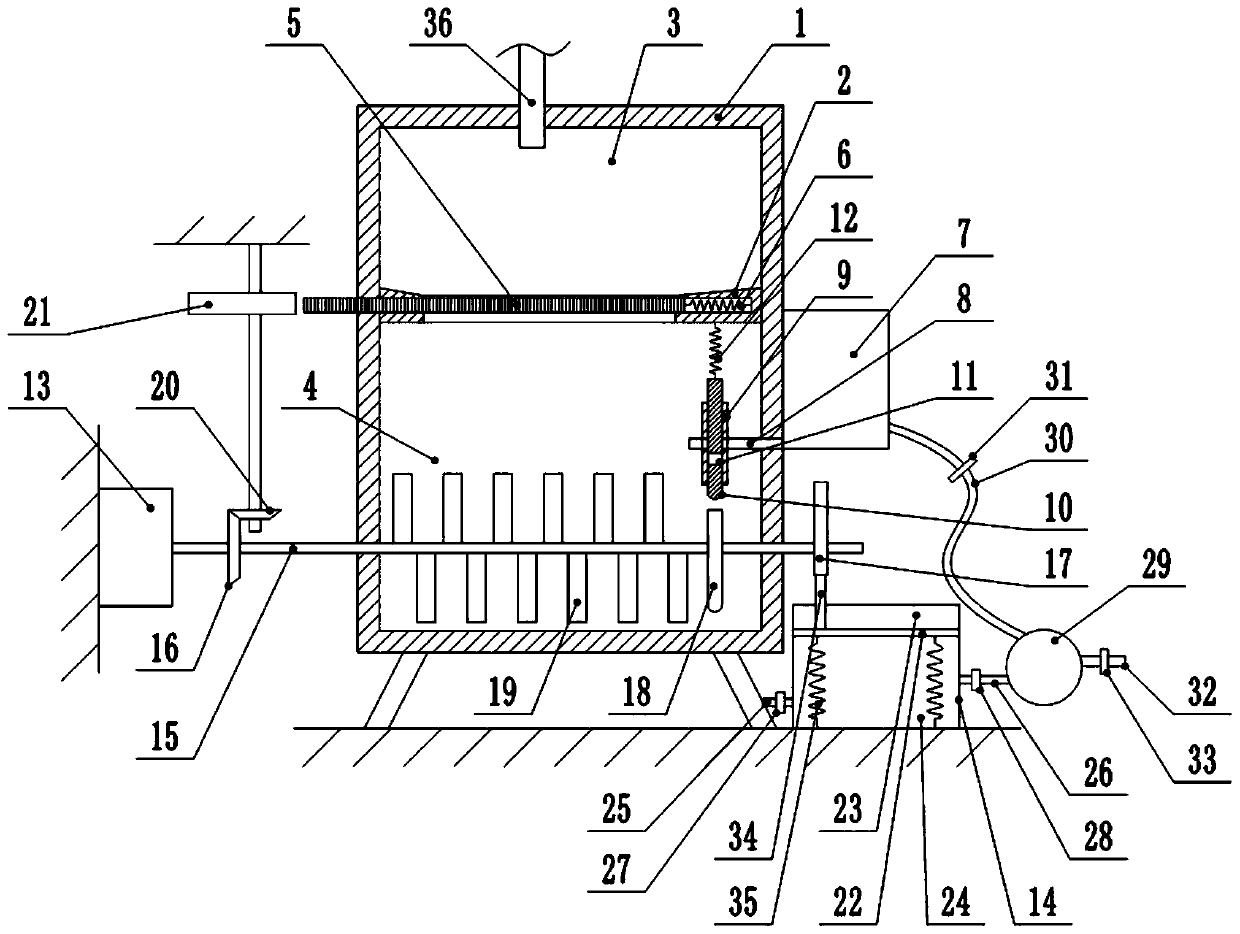 Metal powder and binder mixing device