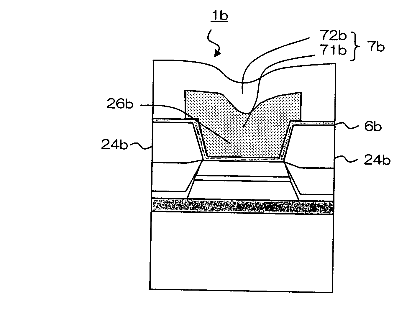 Magnetic field sensor provided with an upper shield layer having portions with different magnetostriction