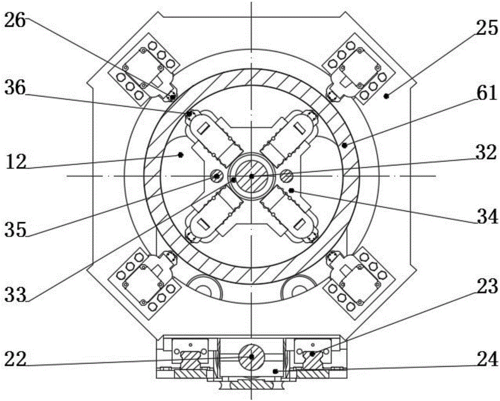 Full-electricity servo type dispersing multi-power large horizontal opposite roller spinning equipment