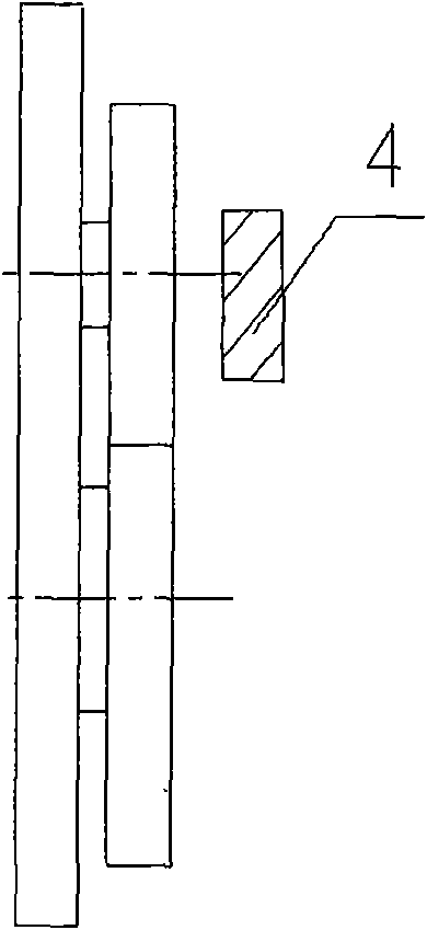 Non-contact magnetic transmission absolute angle sensor for steering system of automobile