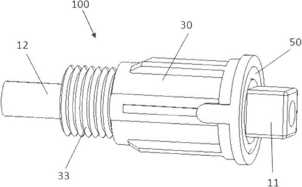 A self-locking head structure for screen