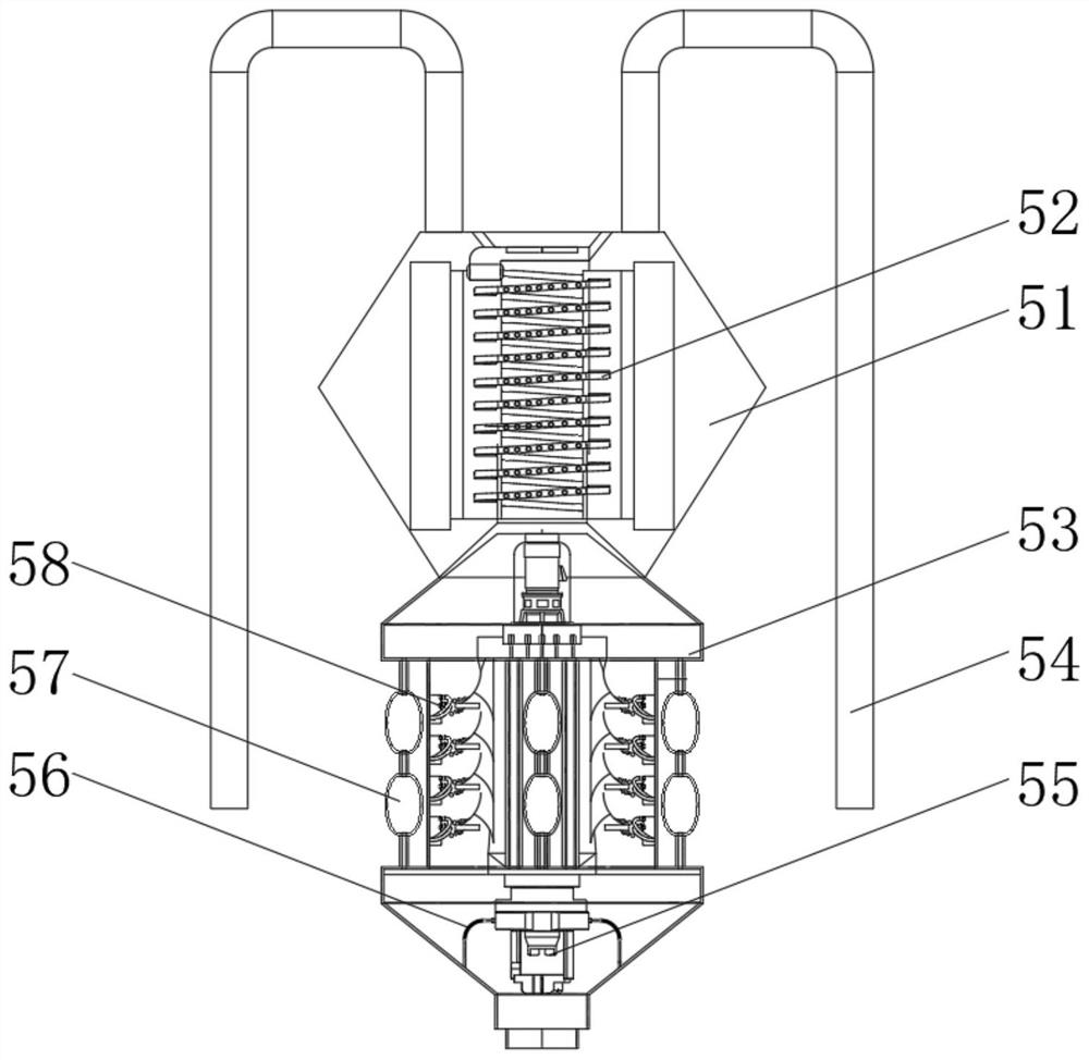 Industrial denitration flue gas purification device