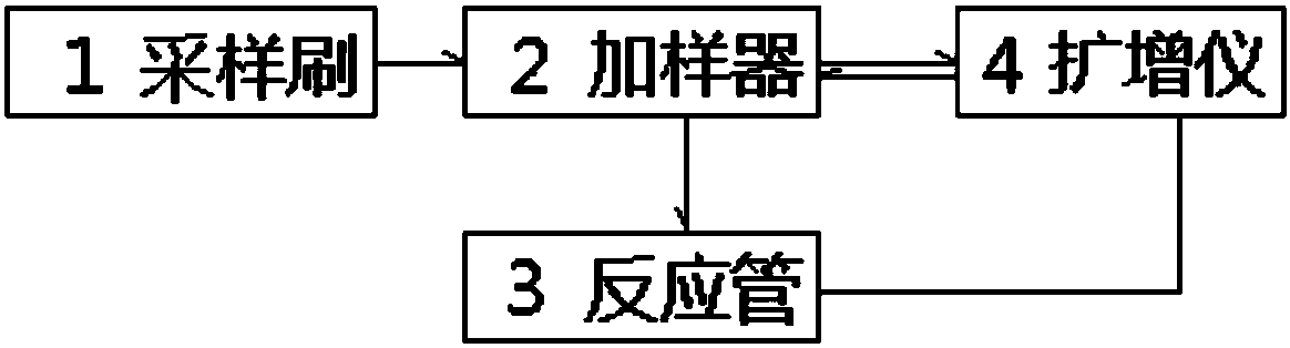 Gene detection system and method capable of realizing autonomous detection