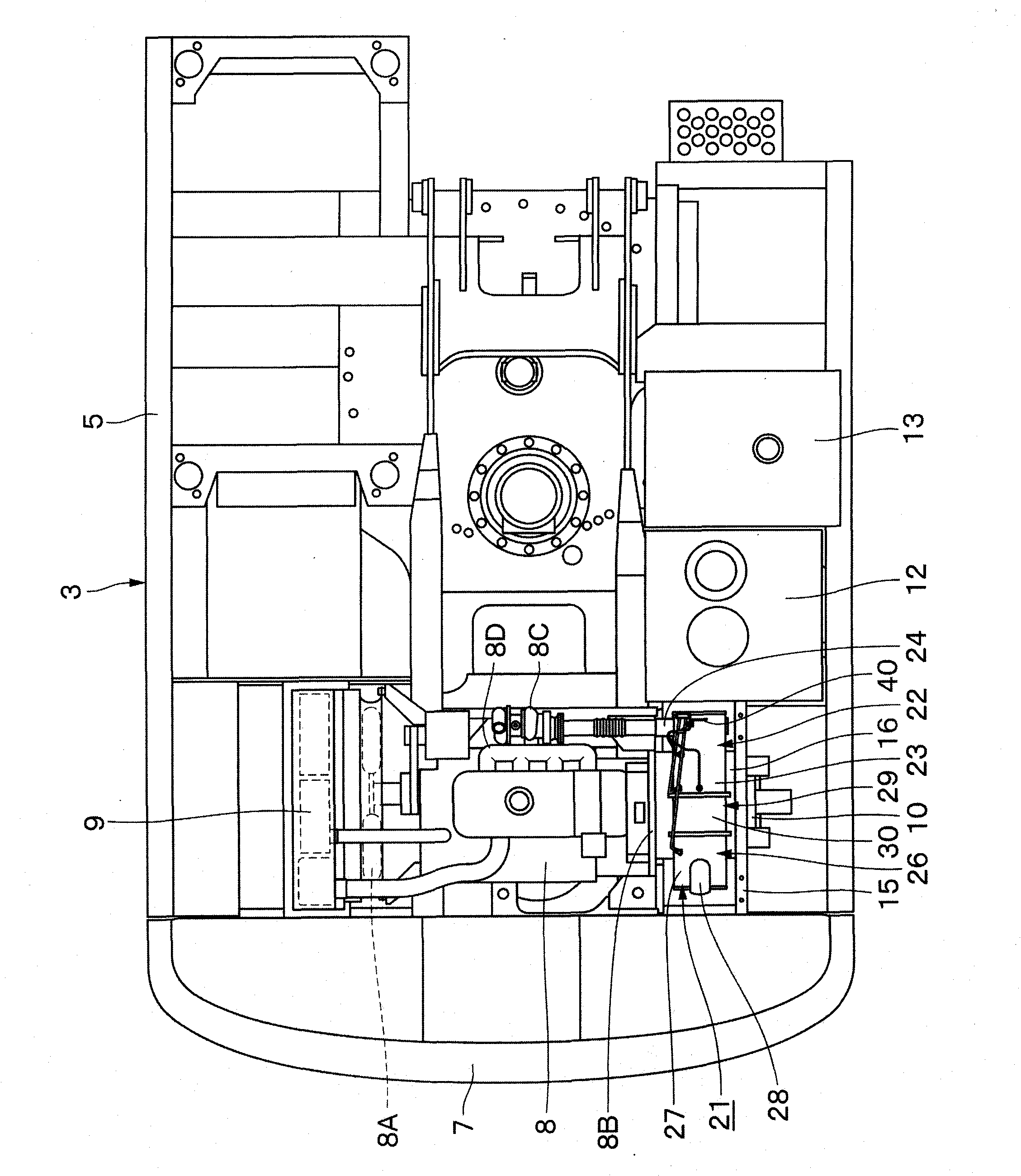 Exhaust gas purifying device