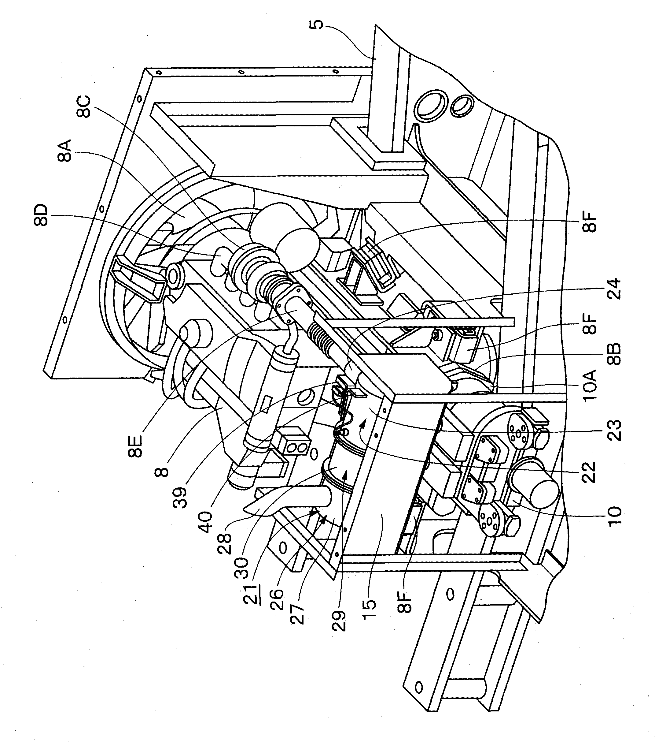 Exhaust gas purifying device