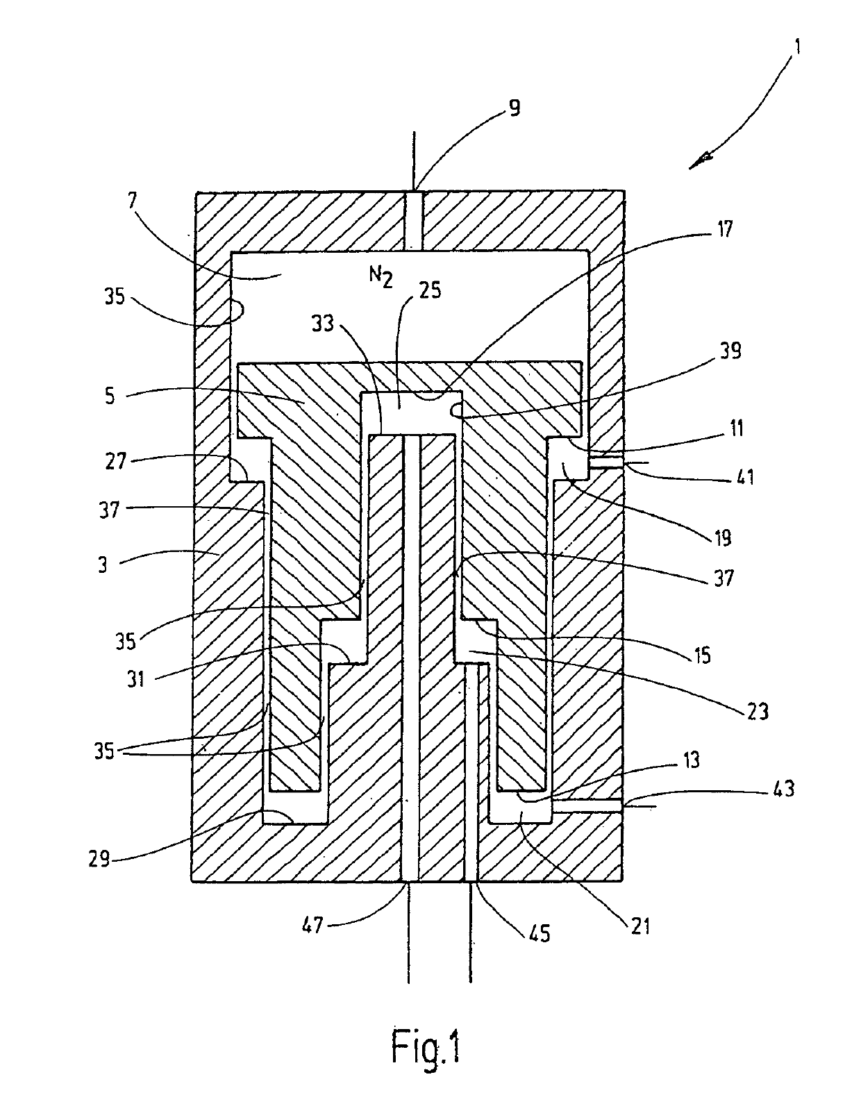 System for improving the energy efficiency in hydraulic systems