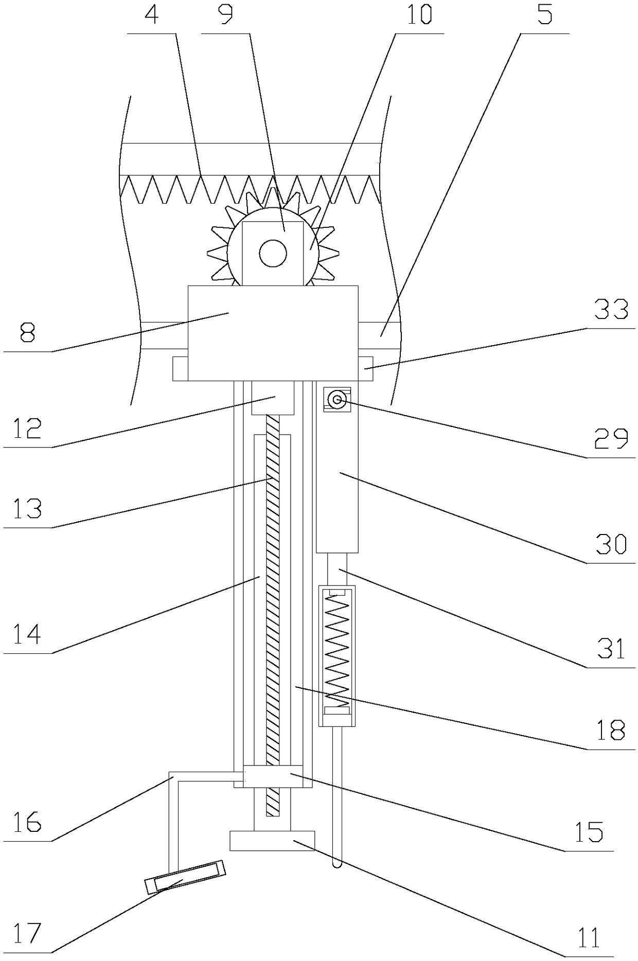 Device for repairing surface indentation of vehicle