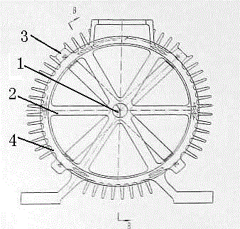 Pouring system of motor relay casting technology