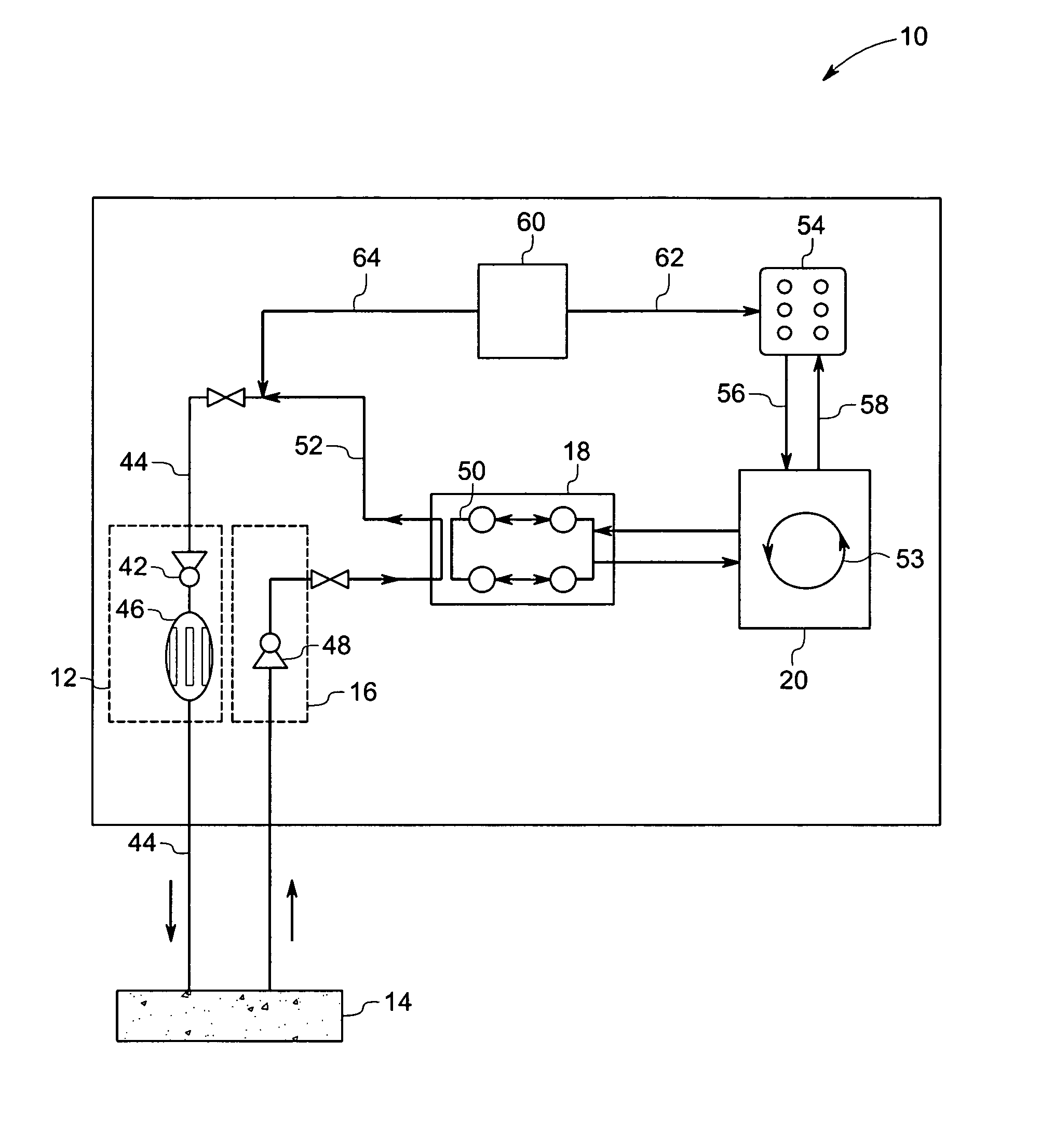 System and method for heat recovery from geothermal source of heat