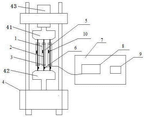 Test method for acoustic emission detection cable coating corrosion fatigue crack initiation and growth