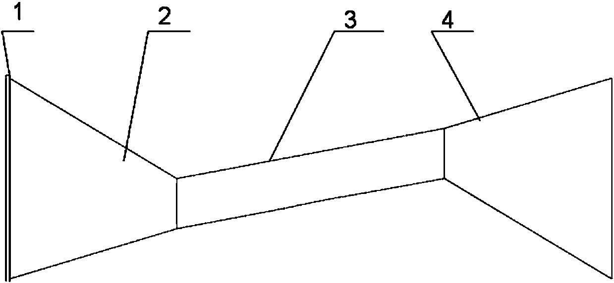 A shrinking and expanding nozzle with stealth function