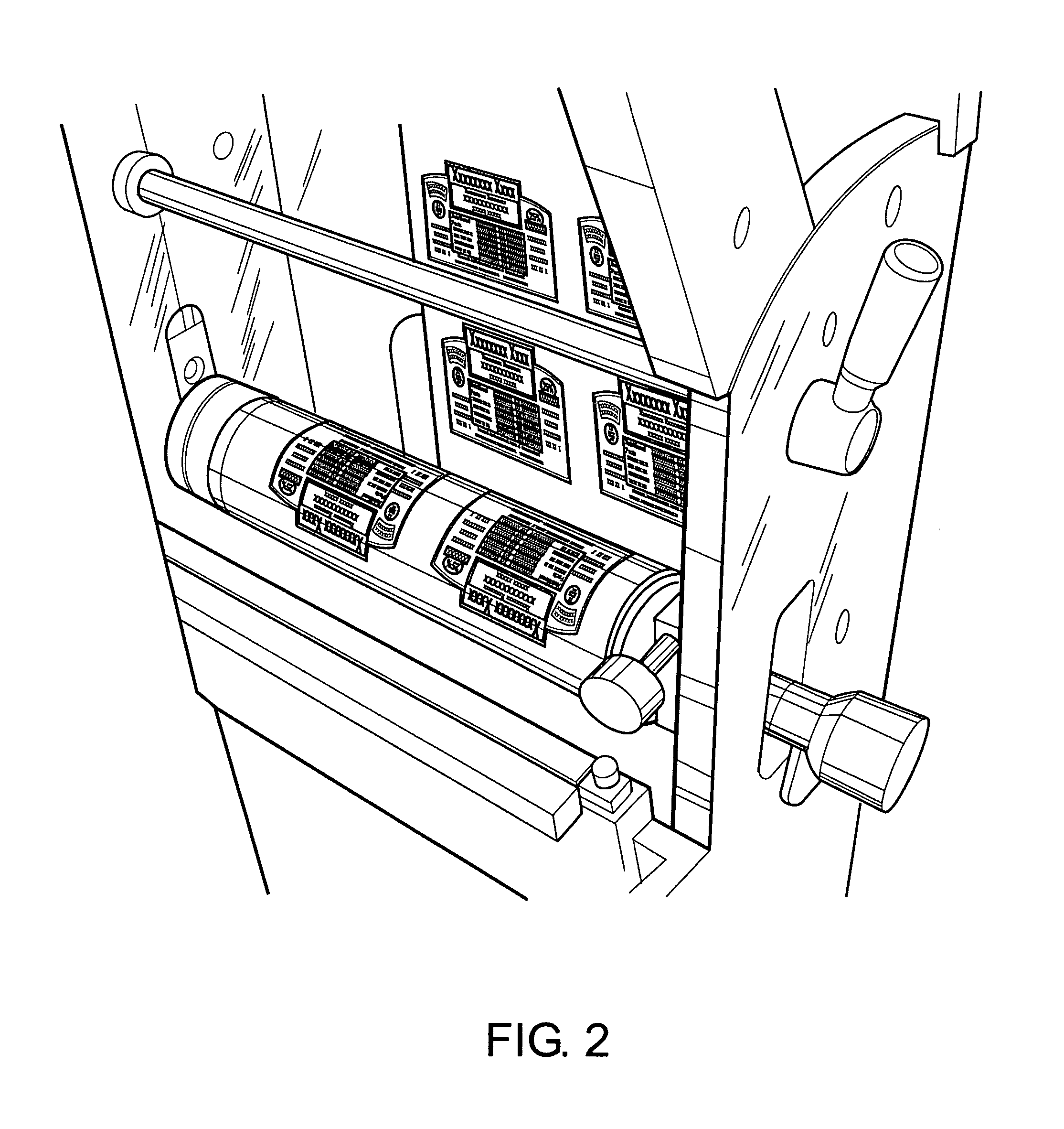 Partially pre-printed label for food products