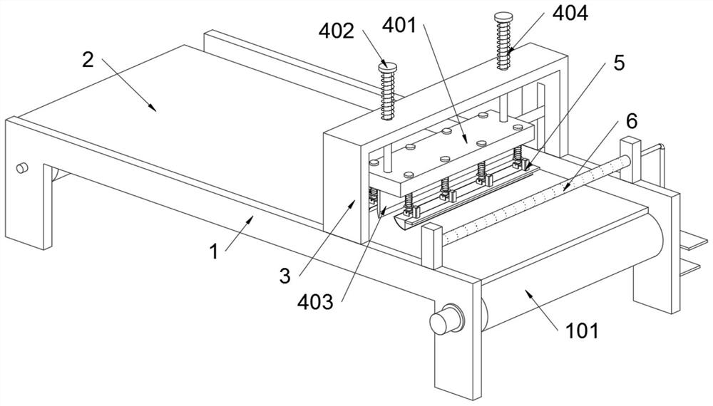 Automatic cutting and conveying device based on melt-blown cloth processing