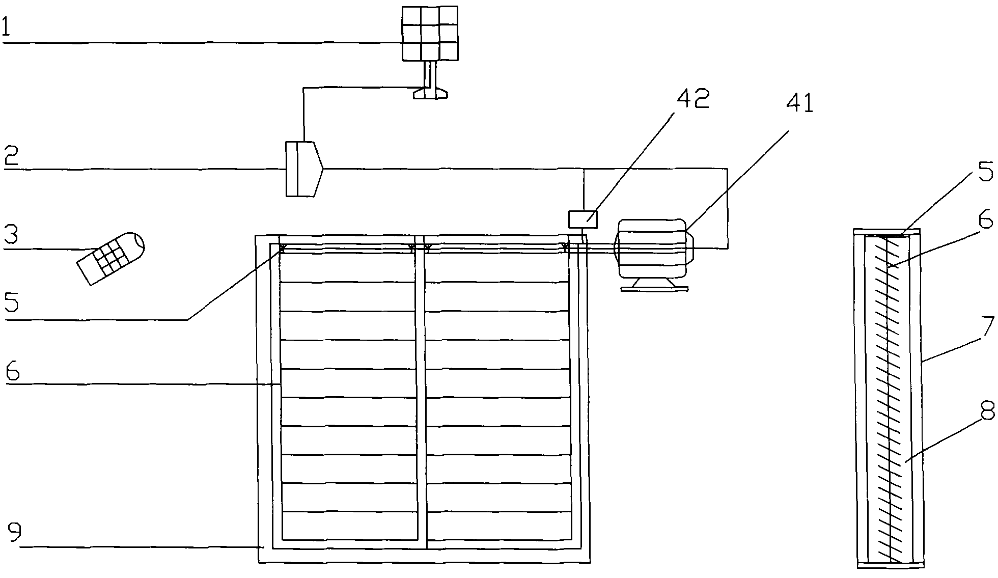 Intelligent door, window and sunshade integrated device